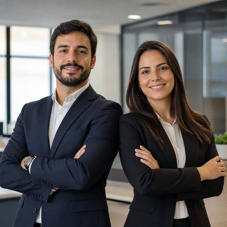 Equipe da Tissei & Bastos em ambiente corporativo