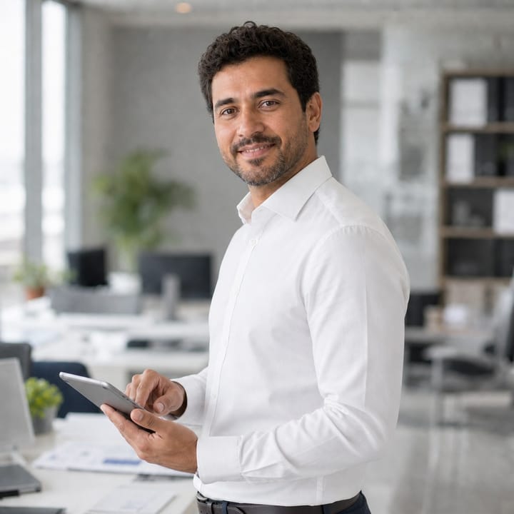 Profissional da Tissei & Bastos em ambiente corporativo